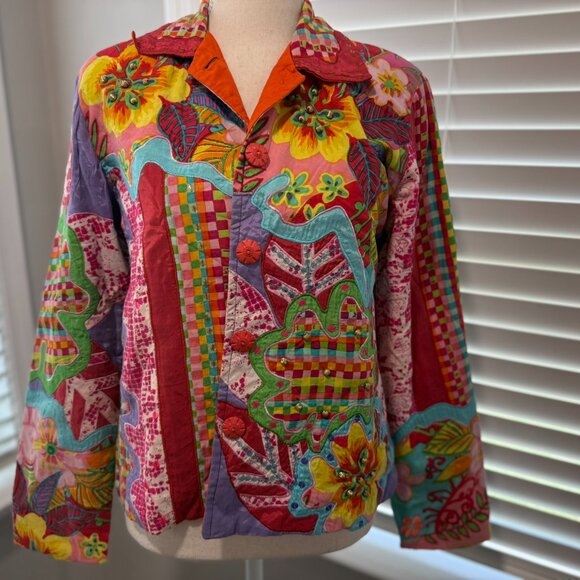 Madison Studio Quilted/Embroidered Jacket S - Picture 4 of 14